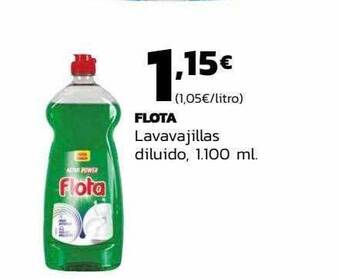 Supermercados Lupa Flota lavavajillas diluido oferta