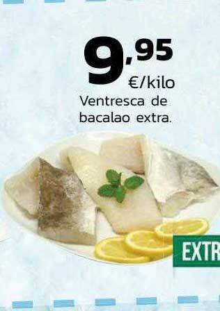Supermercados Lupa Ventresca de bacalao extra oferta