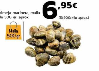 Supermercados Lupa Almeja marinera malla de 500 gr aprox oferta