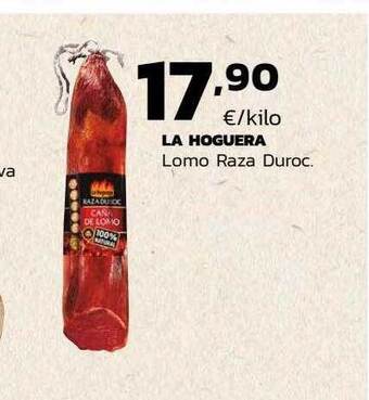 Supermercados Lupa La hoguera lomo raza duroc oferta