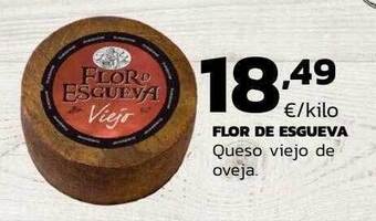 Supermercados Lupa Flor de esgueva queso viejo de oveja oferta