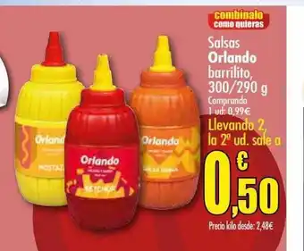 Unide Supermercados Salsas orlando barrilito oferta