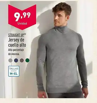 ALDI Straight up jersey de cuello alto oferta