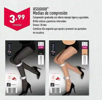 ALDI Up2fashion medias de compresión oferta