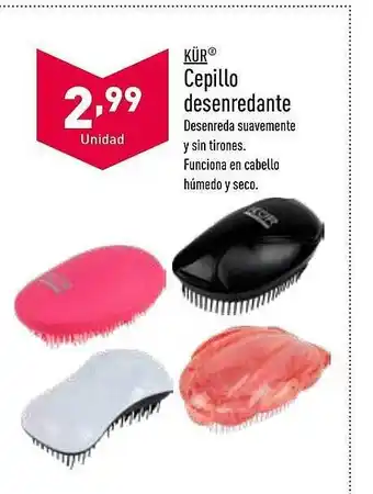 ALDI Kür cepillo desenredante oferta