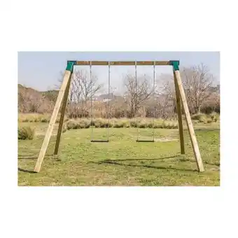 ToysRus Columpio madera karai deluxe adultos con cadenas oferta