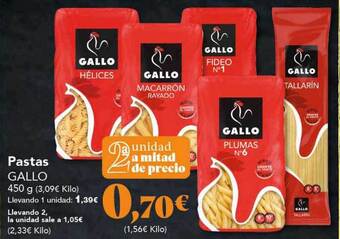 Gadis Pastas gallo oferta