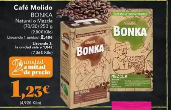 Gadis Café molido bonka natural o mezcla oferta