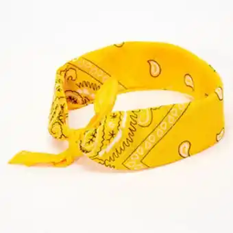 Claire's Paisley bandana headwrap - mustard oferta