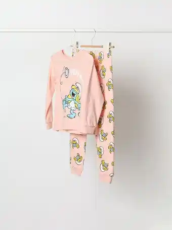 Lefties Conjunto de pijama estampado los pitufos imps oferta