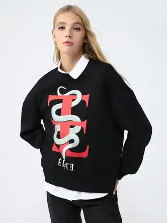 Lefties Sudadera estampada de élite © netflix oferta