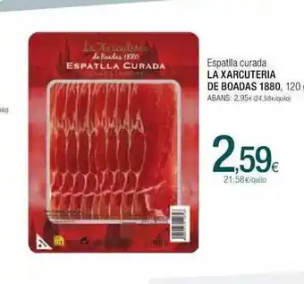 Condis Espatlla curada la xarcuteria de boadas 1880 oferta