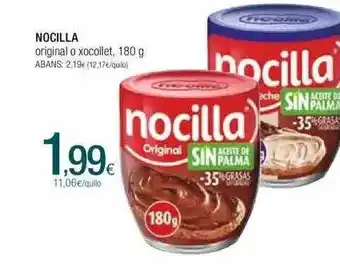 Condis Nocilla original o xocolate oferta