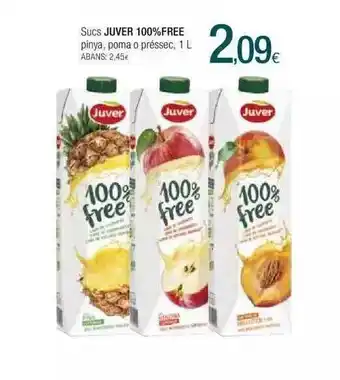 Condis Sucs juver 100% free pinya poma o préssec oferta