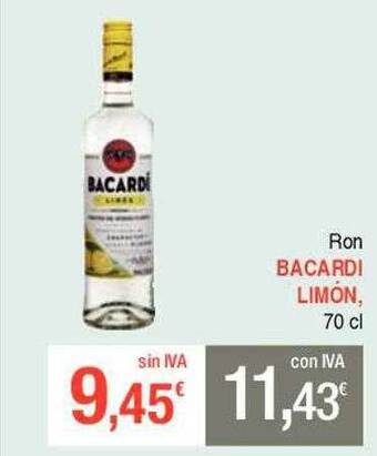 Masymas Ron bacardi limón oferta