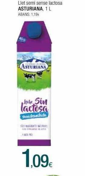Condis Llet semi sense lactosa asturiana oferta