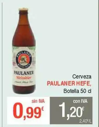 Masymas Cerveza paulaner hefe botella oferta