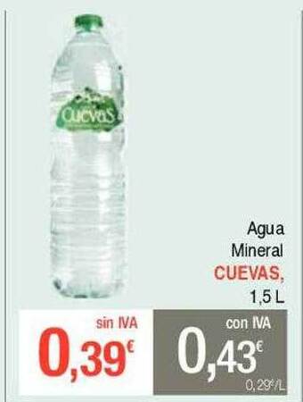 Masymas Agua mineral cuevas oferta