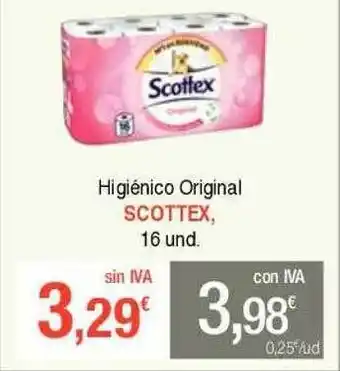 Masymas Higiénico original scottex 16 oferta
