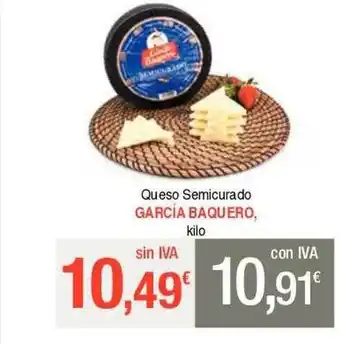 Masymas Queso semicurado garcía baquero kilo oferta