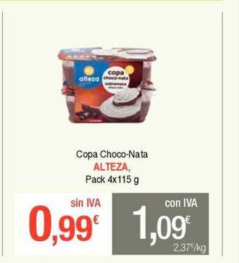 Masymas Copa choco-nata alteza pack 4 oferta