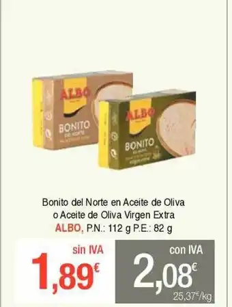 Masymas Bonito del norte en aceite de oliva o aceite de oliva virgen extra oferta
