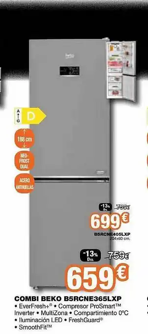 Expert Combi beko b5rcne365lxp oferta