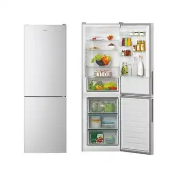 Frigorífico combi inox no frost candy cce3t618fs
