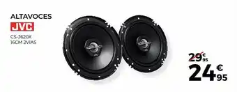 Feu Vert Altavoces jvc cs-j620x 16cm 2vias oferta