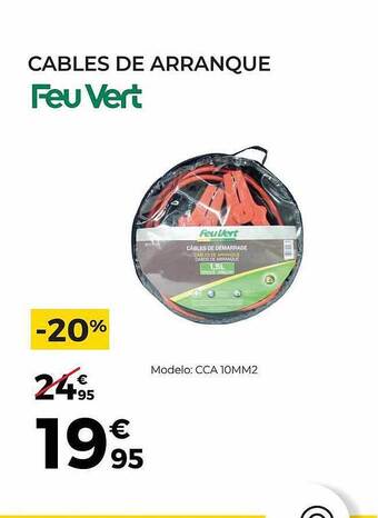 Cables de arranque feu vert