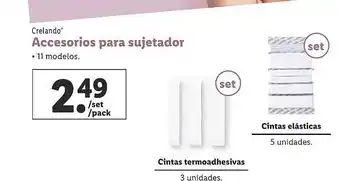 Lidl Crelando accesorios para sujetador oferta