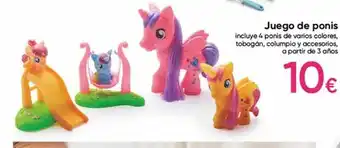 Pepco Juego de ponis oferta