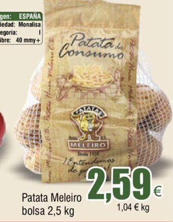 FROIZ Patata Meleiro Bolsa 2.5 Kg oferta