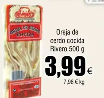 FROIZ Oreja de Cerdo Cocida Rivero 500g oferta
