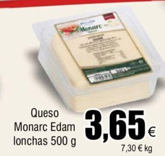 FROIZ Queso Monarc Edam lonchas 500g oferta