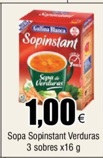 FROIZ Sopa Sopinstant Verduras 3 Sobres x 16g oferta