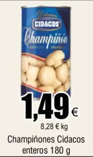 FROIZ Champiñones Cicados Enteros 180g oferta