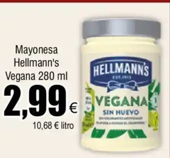 FROIZ Mayonesa Hellmann's Vegana 280ml oferta