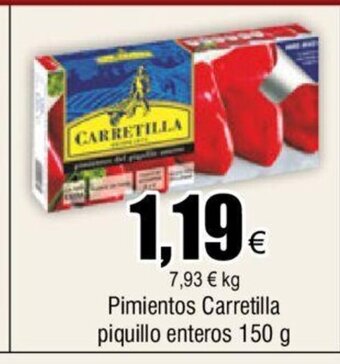 FROIZ Pimientos Carretilla Piquillo Enteros 150g oferta