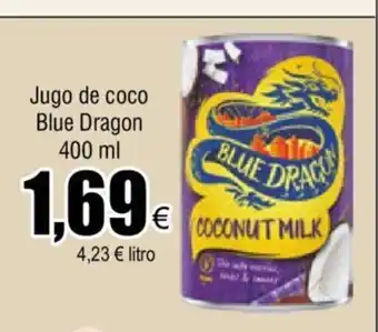 FROIZ Jugo De Coco Blue Dragon 400ml oferta