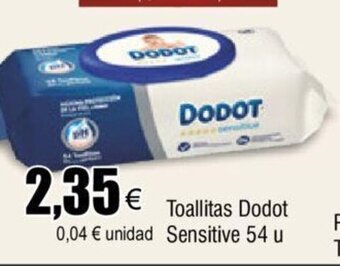 FROIZ Toallitas Dodot Sensitive 54u oferta