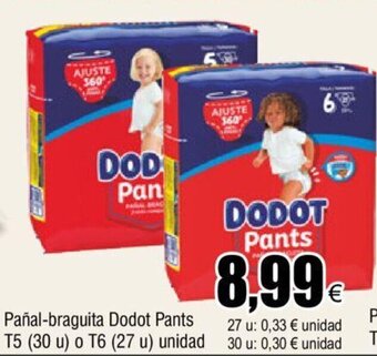 FROIZ Pañal-Braguita Dodot Pants oferta