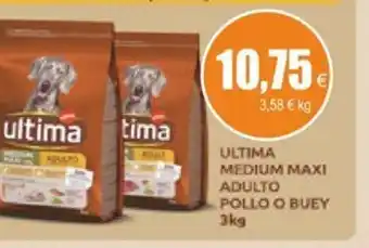 FROIZ Ultima Medium Maxi Adulto Pollo o Buey 3kg oferta