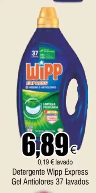 FROIZ Detergente Wipp Express Gel Antiolores 37 Lavados oferta