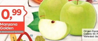 Suma Supermercados Manzana Golden oferta