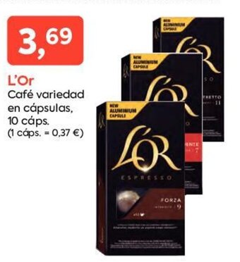 Suma Supermercados L'Or Café Variedad en Cápsulas 10 Cáps oferta