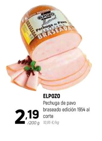 Coviran Elpozo Pechuga De Pavo Braseado Edición 1954 al Corte oferta