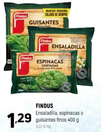 Coviran Findus Ensaladilla , Espinacas o Guisantes Finos 400g oferta