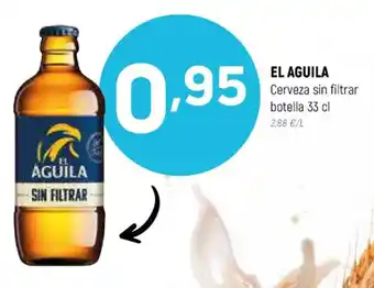 Coviran El Aguila Cerveza sin Filtrar Botella 33cl oferta