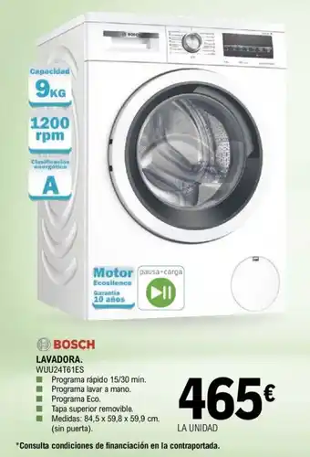 E.Leclerc Bosch Lavadora oferta